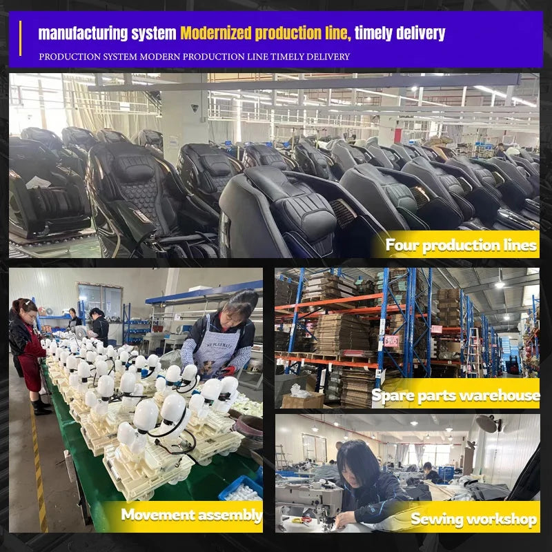 2025 Best Artificial Intelligence Health Care Products Full Body 5D Zero Gravity Luxury S L Track Massage Chair