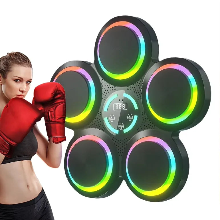 Electronic Punching Trainer Music Boxing Wall Mounted Smart Music Boxing Machine for Home and Gym