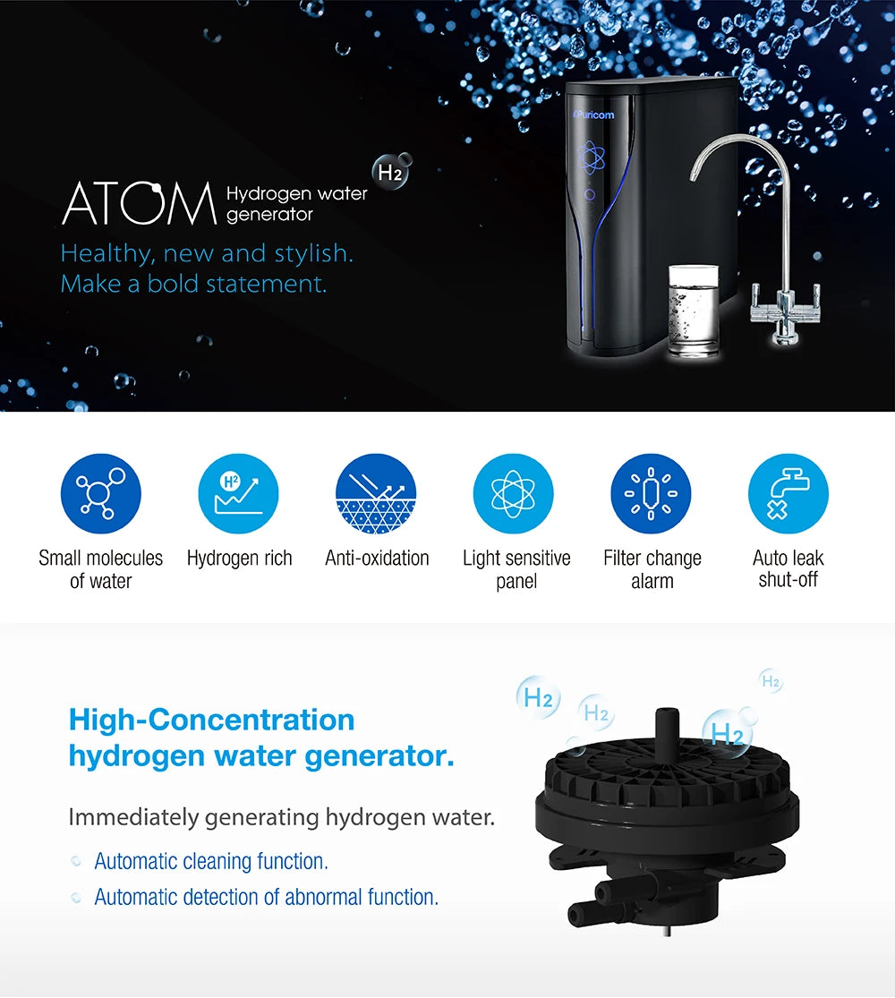 CIH-H2 High quality Health products intelligent Hydrogen Generator Water system