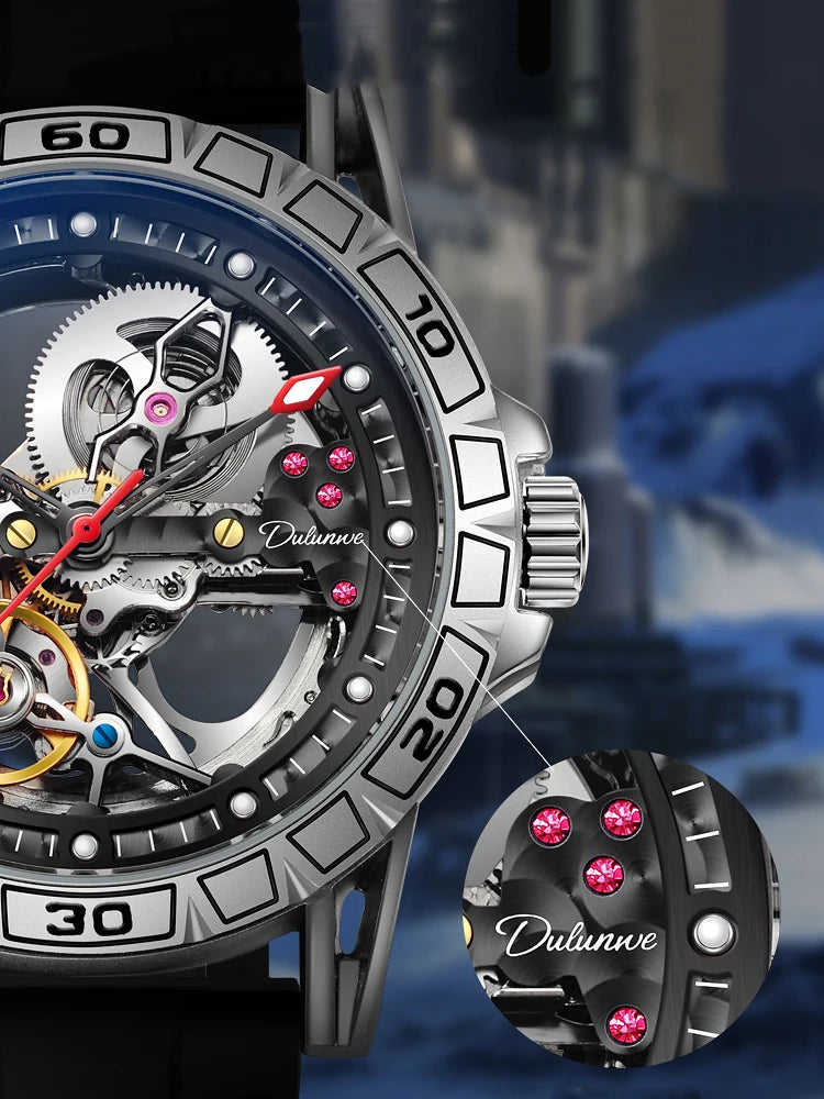 New Watches Mens Top Brand Luxury Automatic Mechanical Clock Casual Tourbillon Men Watch Sport Waterproof relogios masculino