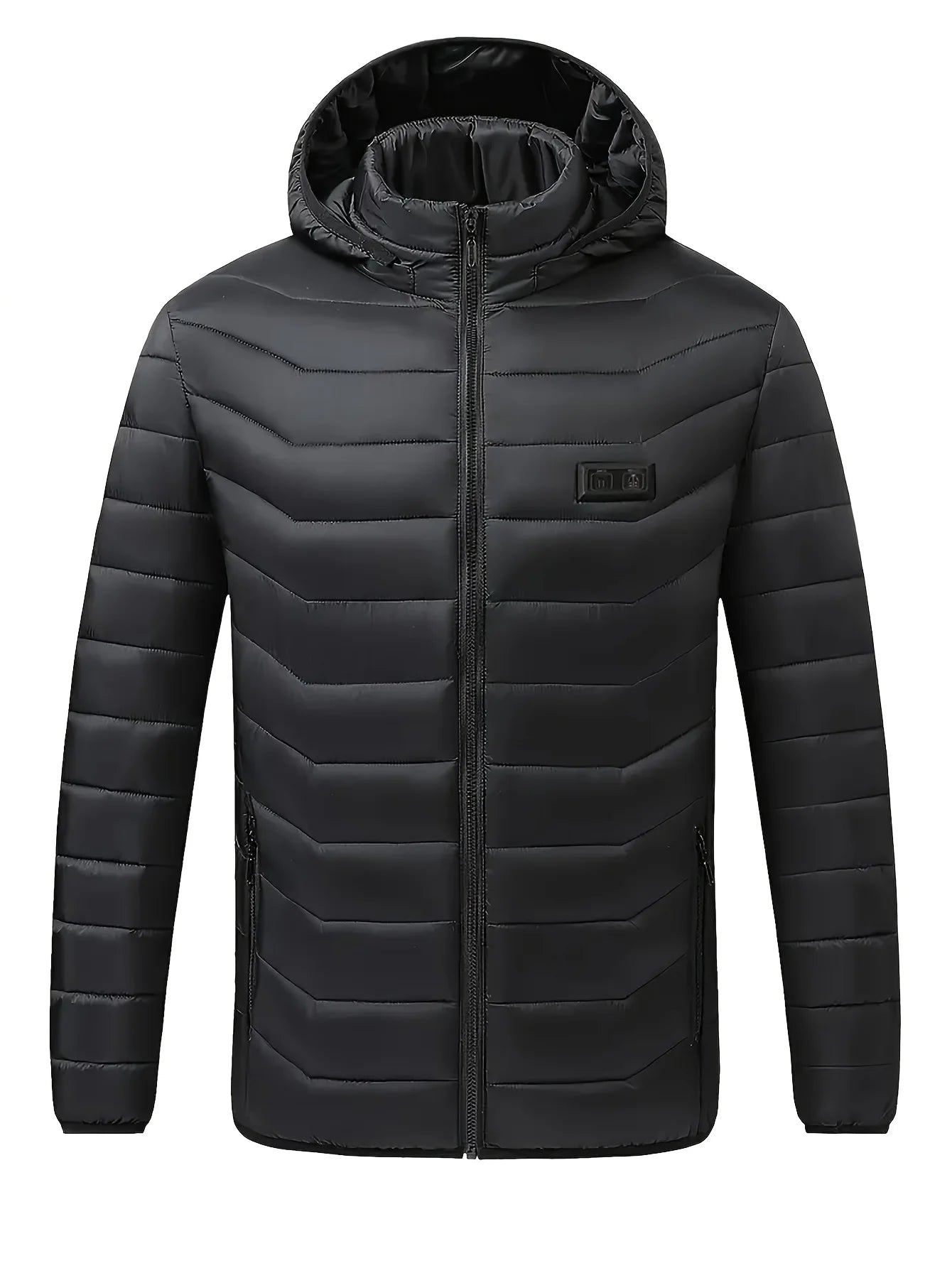 Men's and Women's Intelligent 8-Zone Heating, V-neck Hooded Lightweight Insulation Jacket (Does Not Include Portable Charger and