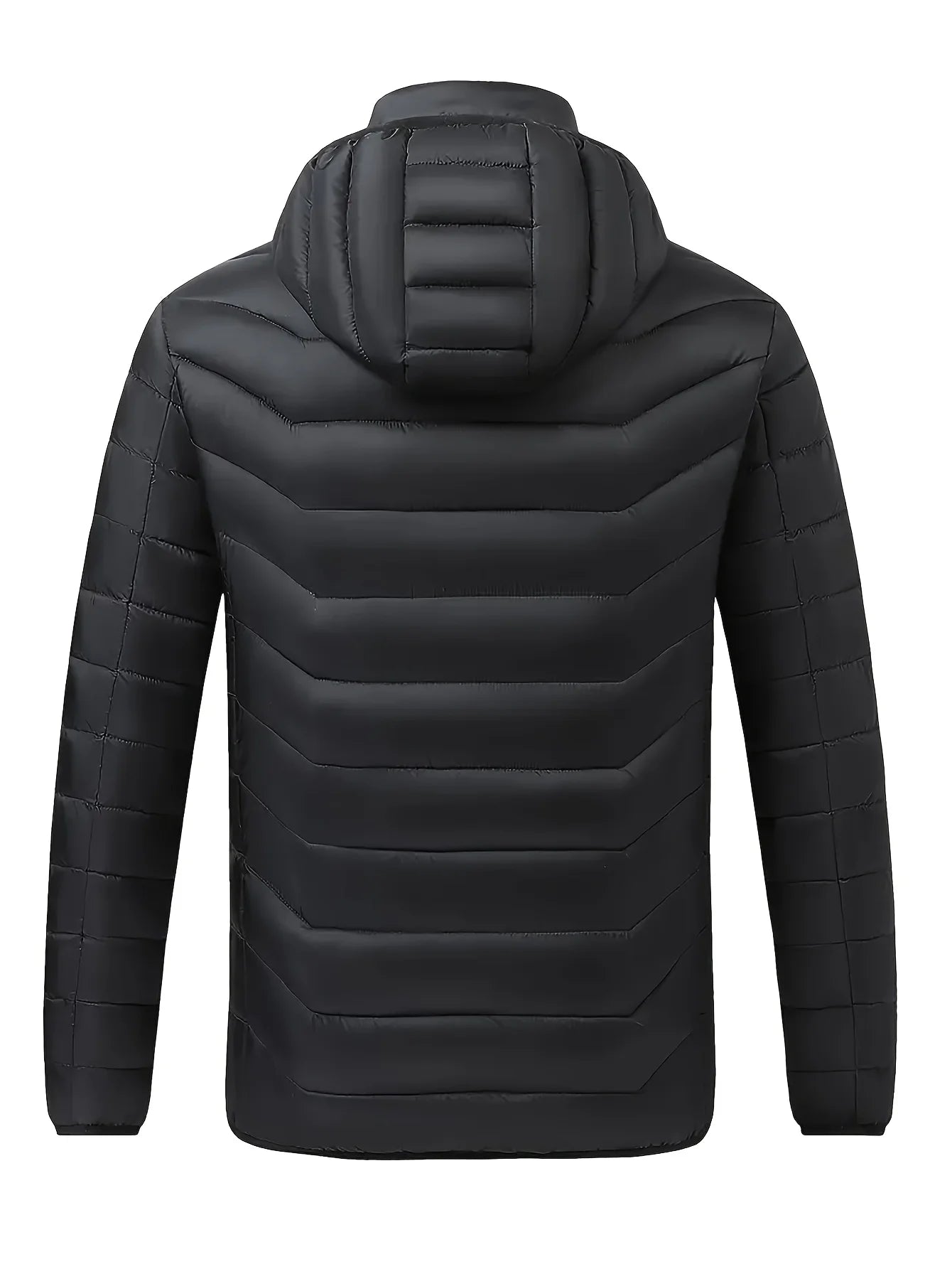 Men's and Women's Intelligent 8-Zone Heating, V-neck Hooded Lightweight Insulation Jacket (Does Not Include Portable Charger and